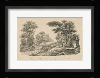 French Park Etching III Fine Art Print