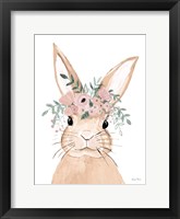 Sweet Rabbit Brown Framed Print