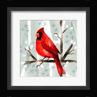 Christmas Hinterland I-Cardinal Fine Art Print