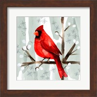 Christmas Hinterland I-Cardinal Fine Art Print