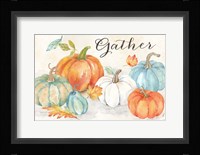 Pumpkin Patch Landscape Sentiment Fine Art Print