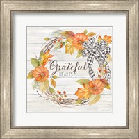 Pumpkin Patch Wreath II-Grateful Fine Art Print