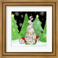Gnome for Christmas III-Gnome Lights Fine Art Print