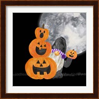 Gnomes of Halloween V-Pumpkins Fine Art Print