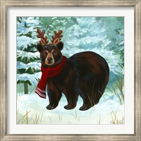 Winterscape I-Bear Fine Art Print