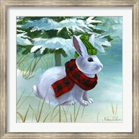 Winterscape III-Rabbit Fine Art Print