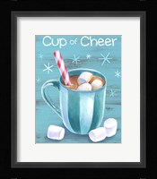 Peppermint Cocoa I-Cup of Cheer Framed Print