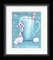 Peppermint Cocoa II-Tis the Season Framed Print