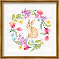 Hello Easter Wreath Fine Art Print