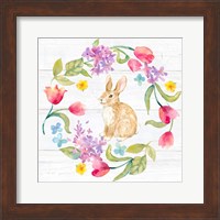 Hello Easter Wreath Fine Art Print