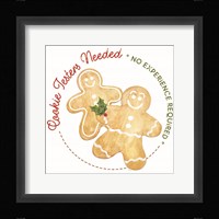 Home Cooked Christmas III-Cookie Testers Framed Print