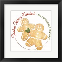 Home Cooked Christmas III-Cookie Testers Framed Print