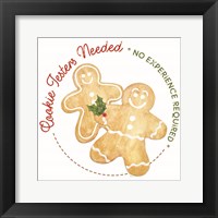 Home Cooked Christmas III-Cookie Testers Framed Print
