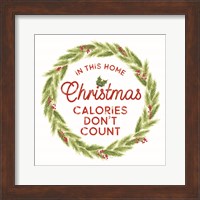 Home Cooked Christmas IV-Calories Don't Count Fine Art Print
