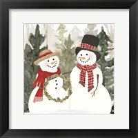 Christmas in the Woods II Framed Print