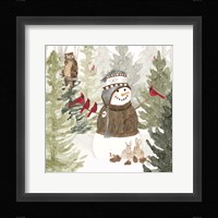 Christmas in the Woods III Framed Print