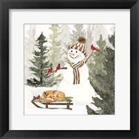 Christmas in the Woods IV Framed Print