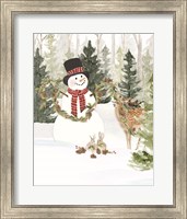 Christmas in the Woods Portrait I Fine Art Print