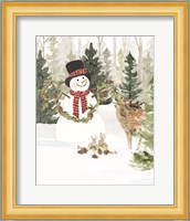 Christmas in the Woods Portrait I Fine Art Print
