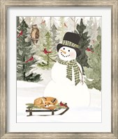 Christmas in the Woods Portrait II Fine Art Print