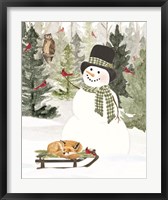 Christmas in the Woods Portrait II Fine Art Print