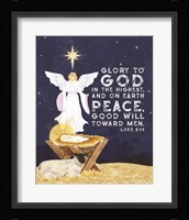 Come Let Us Adore Him Portrait V-Glory to God Fine Art Print