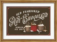 Hot Chocolate Season Landscape Brown III-Old Fashioned Fine Art Print