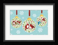 Ho Ho Home III on Blue Fine Art Print