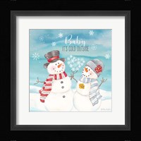 Snow Lace III Framed Print