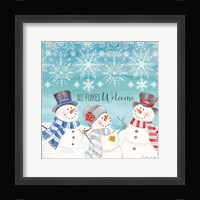 Snow Lace IV Framed Print