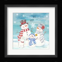 Snow Lace V Framed Print