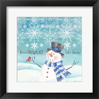 Snow Lace VI Framed Print