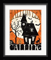 Halloween is Calling III Framed Print
