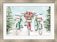 Holiday Ride I Red and Green Fine Art Print