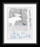 Woodland Wishes III Blue Fine Art Print