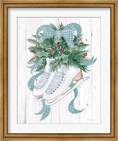 Holiday Sports Ice Skates Fine Art Print