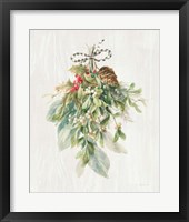 Floursack Holiday XII Plaid Framed Print