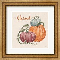 Harvest Jewels IV Pumpkins Sq Fine Art Print