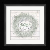 Frosty Peace Sage Silver Fine Art Print