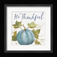 Fall Splendor IV Navy Fine Art Print