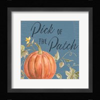 Happy Harvest VIII Blue Fine Art Print