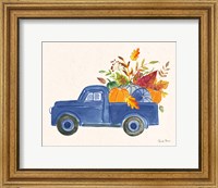 Autumn Harvest II Navy Fine Art Print