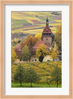 Church And Vineyards, Germany Fine Art Print