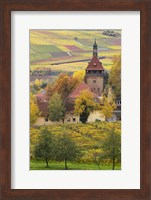 Church And Vineyards, Germany Fine Art Print