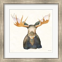 Moose on Cream Fine Art Print