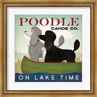 Double Poodle Canoe Fine Art Print