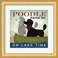 Double Poodle Canoe Fine Art Print