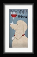 White Poodle Winery Fine Art Print