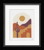 Desert Window II Framed Print