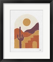 Desert Window II Framed Print